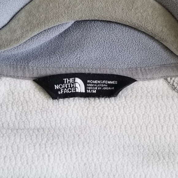 The North Face Momentum Fleece Full Zip Jacket Size Medium In Gray - Picture 10 of 11